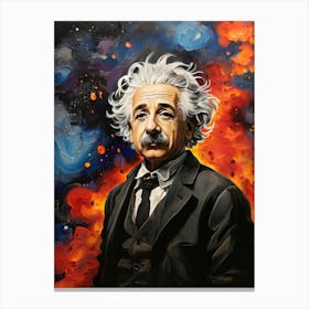 Albert Einstein 10 Canvas Print