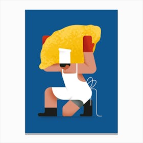 Lemon Chef Canvas Print