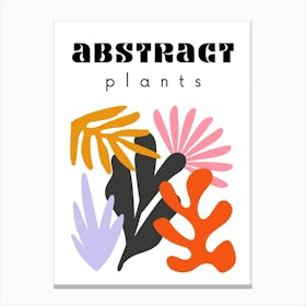 Abstract Plants Poster 6 Canvas Print