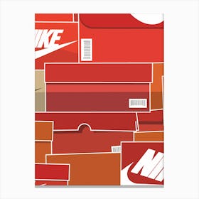 Nike Shoe Box Canvas Print