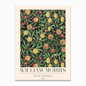 Fruit Pattern By William Morris Canvas Print