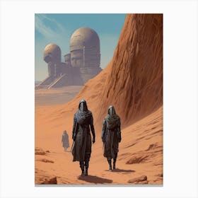 Dune Sand Desert Building 13 Canvas Print