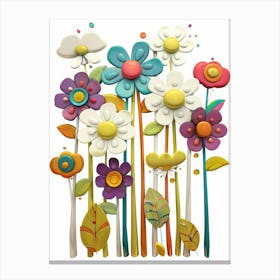 Flower Wall Art 1 Canvas Print