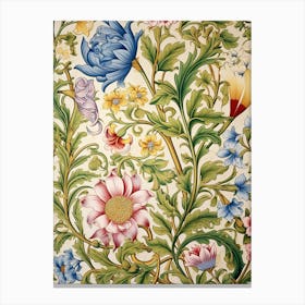 Floral Wallpaper 43 Canvas Print