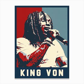 King Von Canvas Print