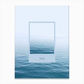 Sea blue Canvas Print