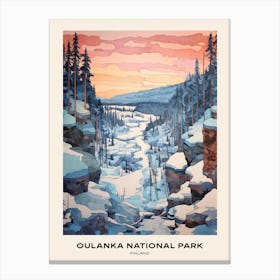 Oulanka National Park Finland 3 Poster Canvas Print