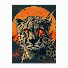 Cheetah 60 Canvas Print