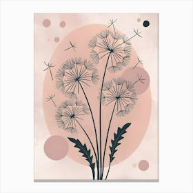 Ephemeral Beauty: Dandelion Seeds as a Symbol of the Passage of Time Canvas Print