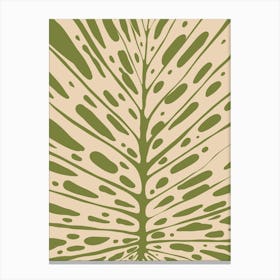 Palm Leaf 11 Canvas Print