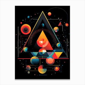 Geometric Triangle Canvas Print