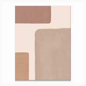 Muted Rectangle Abstract Canvas Print