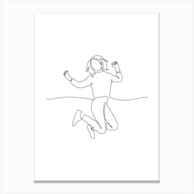 Happy Jump Canvas Print