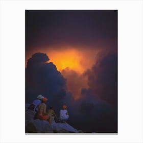 Up There In The Clouds Canvas Print