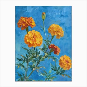 Orange Marigolds Canvas Print