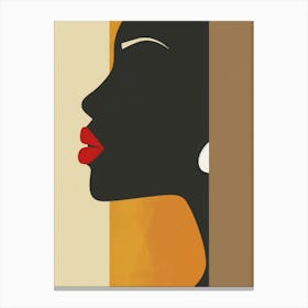 Woman'S Face 130 Canvas Print