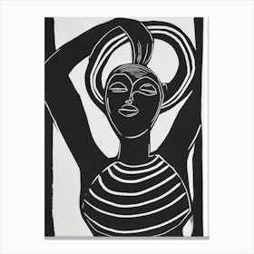 Afro-American Woman 70 Canvas Print