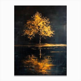 Tree In The Water 2 Canvas Print