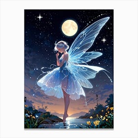 Fairy Painting Canvas Print