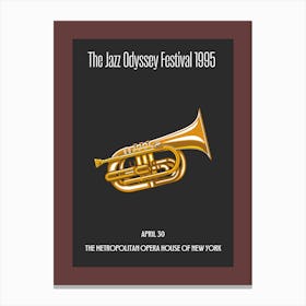 Jazz Odyssey Festival 1965 Canvas Print