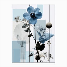 Blue Flowers Canvas Print Canvas Print