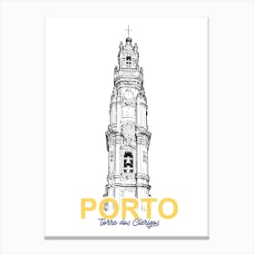 Porto Portugal City Monument Canvas Print