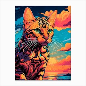 Bengal Cat 3 Canvas Print