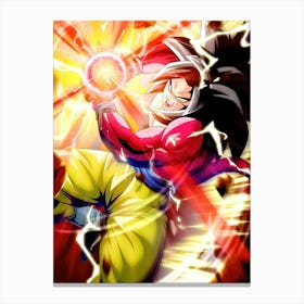 Dragon Ball Z Wallpaper Canvas Print