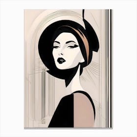Art Deco Fashion (1) Canvas Print