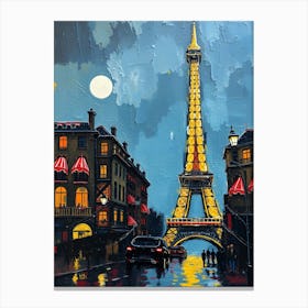 Paris At Night 3 Canvas Print