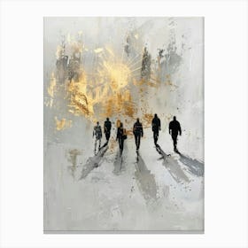 People Walking 2 Canvas Print