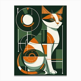 Cat In Space 3 Canvas Print