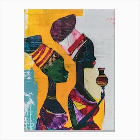 Two African Women Canvas Print