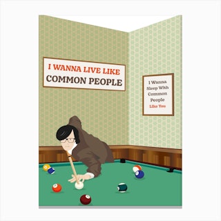 Common People, Pulp Canvas Print