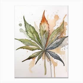 Marijuana Leaf 1 Canvas Print