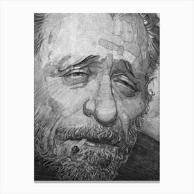 Charles Bukowski Canvas Print