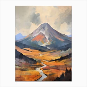 Mount Bierstadt Usa 1 Mountain Painting Canvas Print