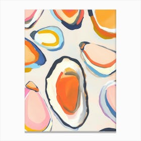 Oyster Shells Canvas Print
