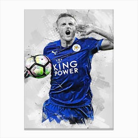 Jamie Vardy Drawing Canvas Print