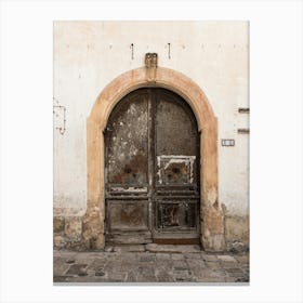 Old Door In Italy Canvas Print