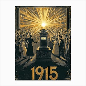 Aihrgdesign A Nostalgic Poster For An Early 1915 Cinema Scree 784a0eb9 4870 4ed2 84ee 650e43f89062 2 Leinwandbilder