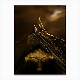 As Quiet and Still as a Mountain Canvas Print