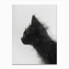 Black Cat 18 Canvas Print