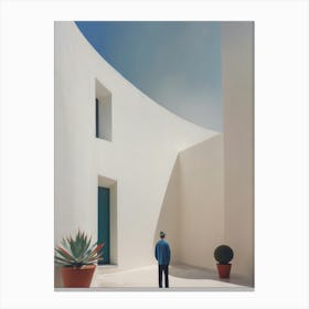 White Walls Canvas Print