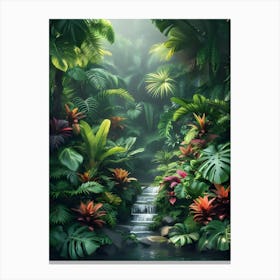 Tropical Jungle 9 Canvas Print