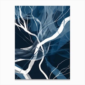 'Blue Tree' 1 Canvas Print