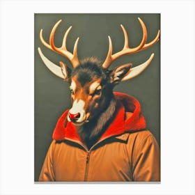Deer Head 47 Canvas Print