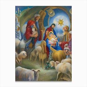 Nativity Scene 20 Canvas Print