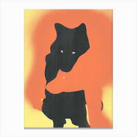 Wolf Love Canvas Print