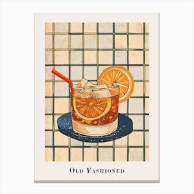 Old Fashioned Tile Poster Canvas Print